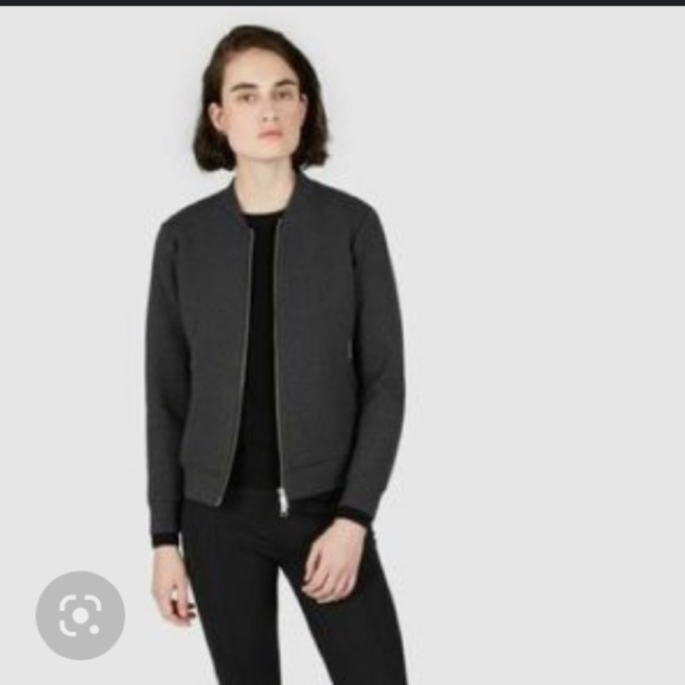 Everlane Grey Bomber Jacket